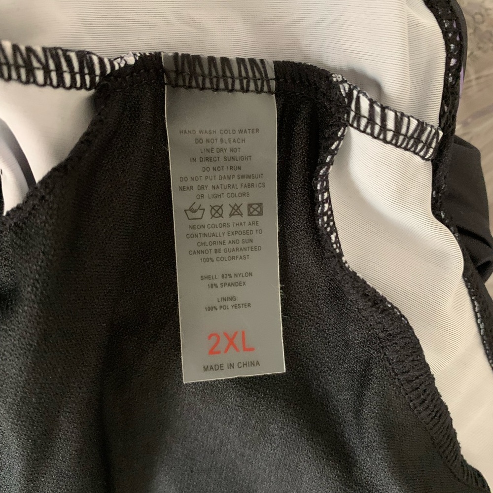 Purple bathing suit size 2xl new In package - Picture 3 of 5